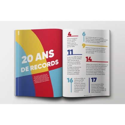 LNH – Le livre des 20 ans (132 pages)